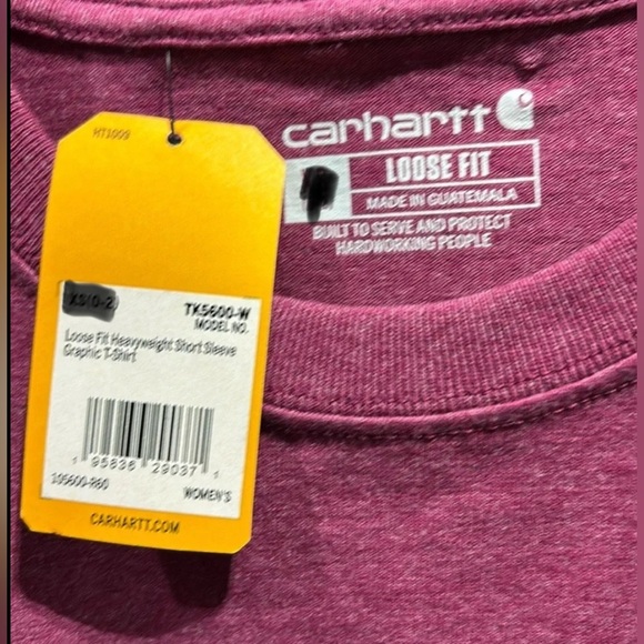 Carhartt Loose Fit heavyweight, short sleeve, logo graphic chest T-shirt - Picture 6 of 8